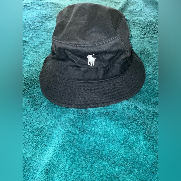 Polo Ralph Lauren Cotton Chino Loft Bucket Hat Size L/XL Black Cap - Picture 1 of 5
